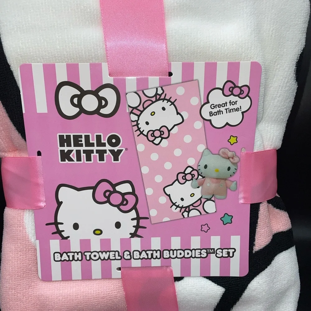 Hello Kitty Towel & Plush gift set
